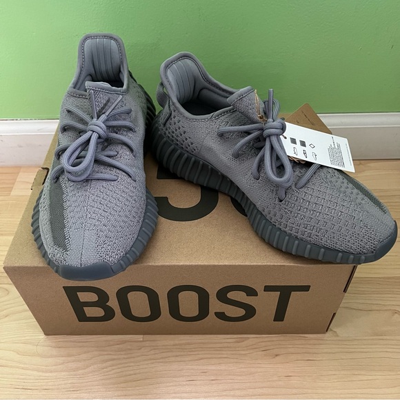 Steel Grey Black And Grey Yeezy 350 YEEZY BOOST 350 V2 STEEL GREY
